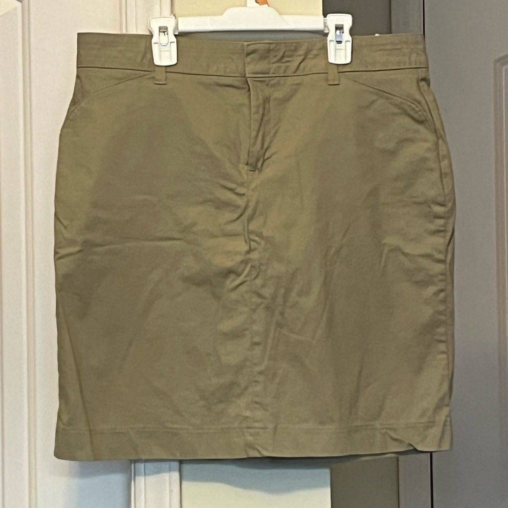 Dickies Tan Khaki Mini Skirt